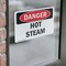 Signmission Hot Surface Sign, 5 in H x 7 in W, Vinyl Decal, Hot Steam OS-2PACK-DS-D-57-L-1844 - alternate 4